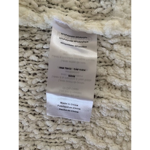 Motherhood Maternity Cream Cozy Soft Open Front Cardigan Sweater Size xs - Picture 6 of 8